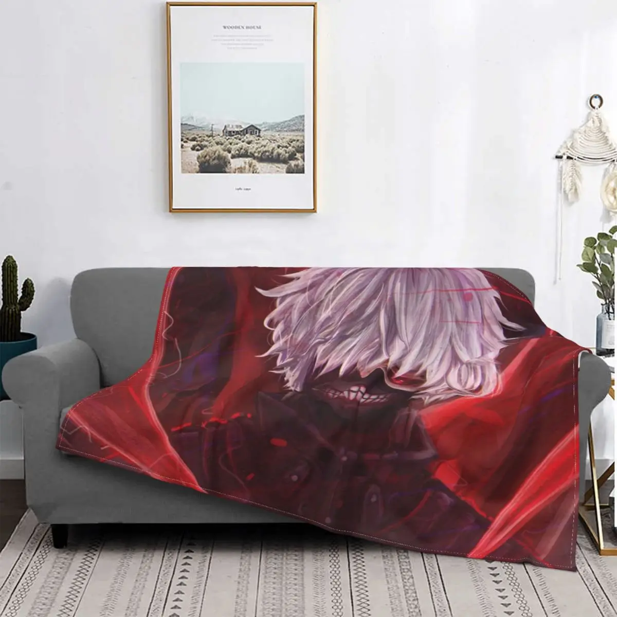 

Одеяла Кена канеки из искусства Токийский Гуль флисовое украшение ультра-мягкие покрывала для постельного белья спальня плюшевое тонкое о...