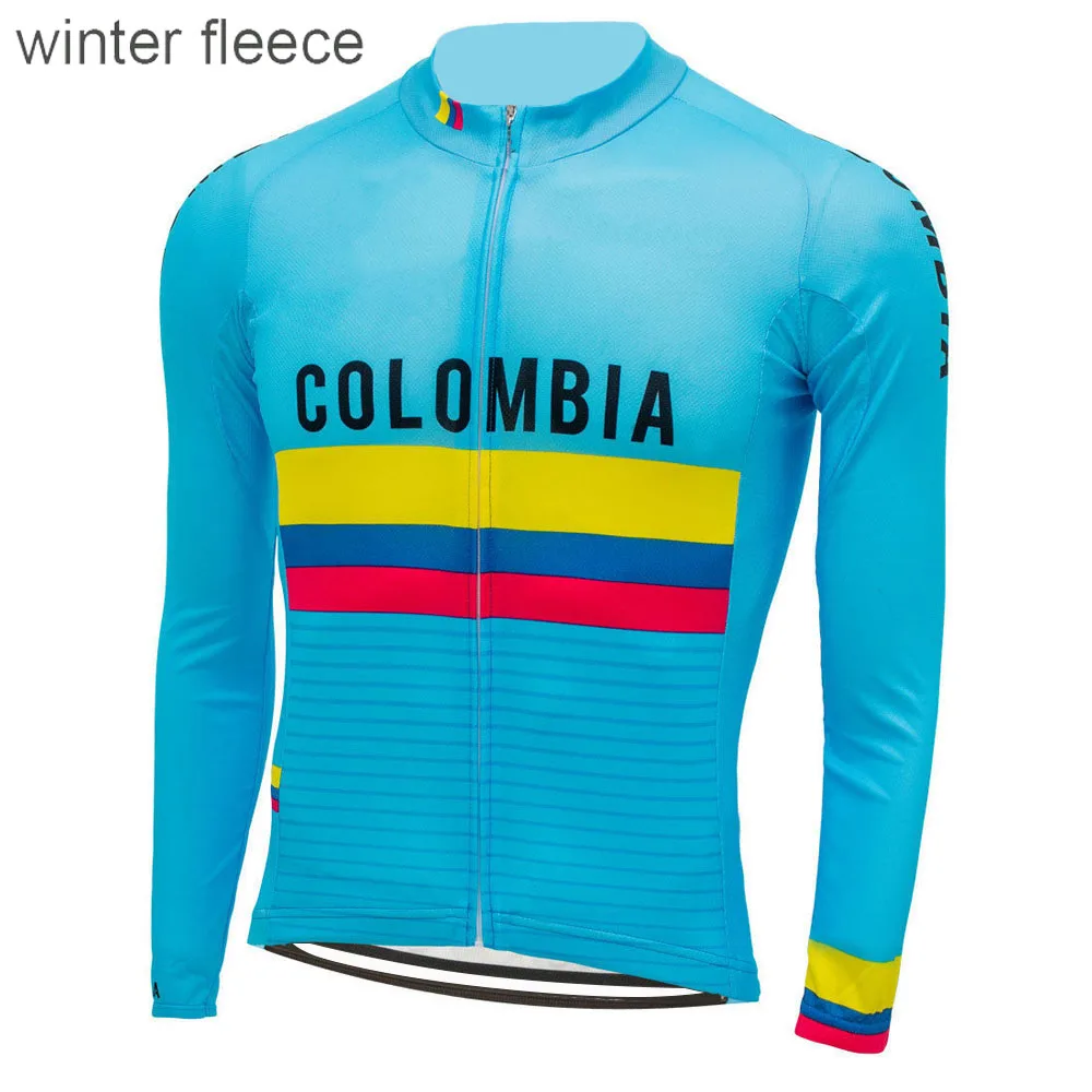 Зимняя флисовая Мужская велосипедная одежда с длинным рукавом теплая