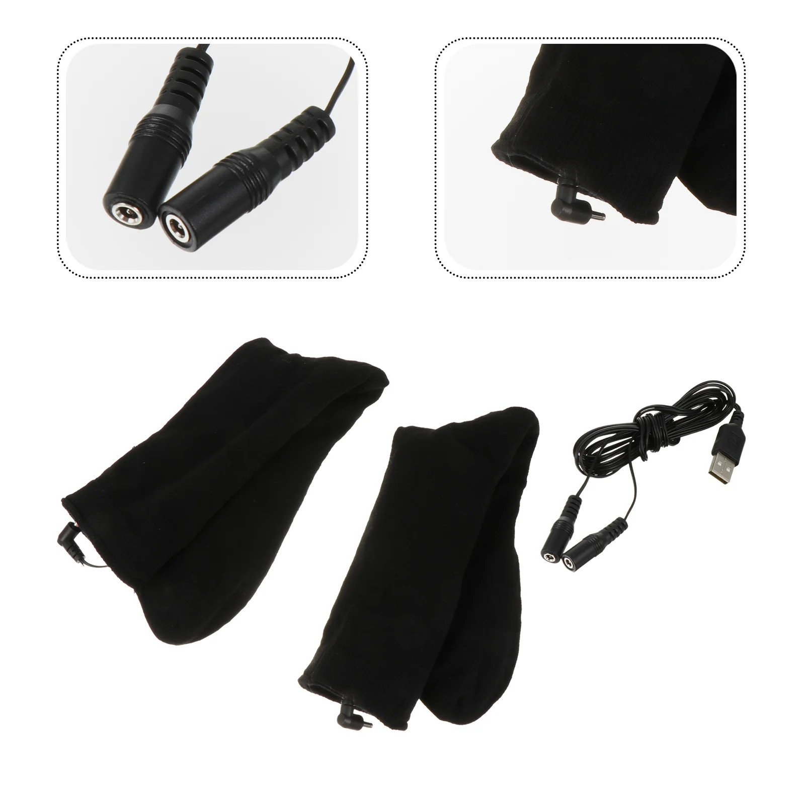 

1 Pair Intelligent Heated Stocking Practical Cotton Heating Sock (Battery)