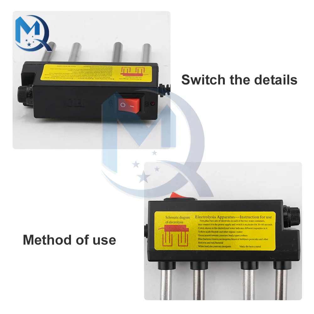 Инструмент для проверки уровня чистоты воды при электролизе "Электролизер для дома" - тестер качества с измерением pH.