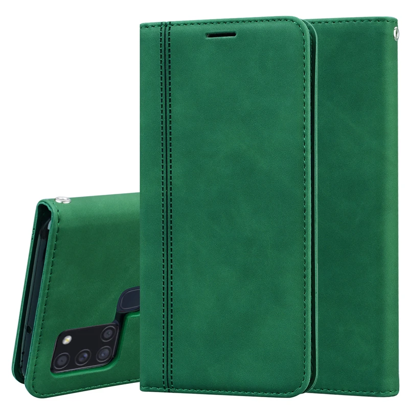 

For Samsung Galaxy A21S A 21S A21 S 6.5 Inch A217 SM A217F Wallet Book Cover Cases for Samsung A21S Case Leather Magnetic Case