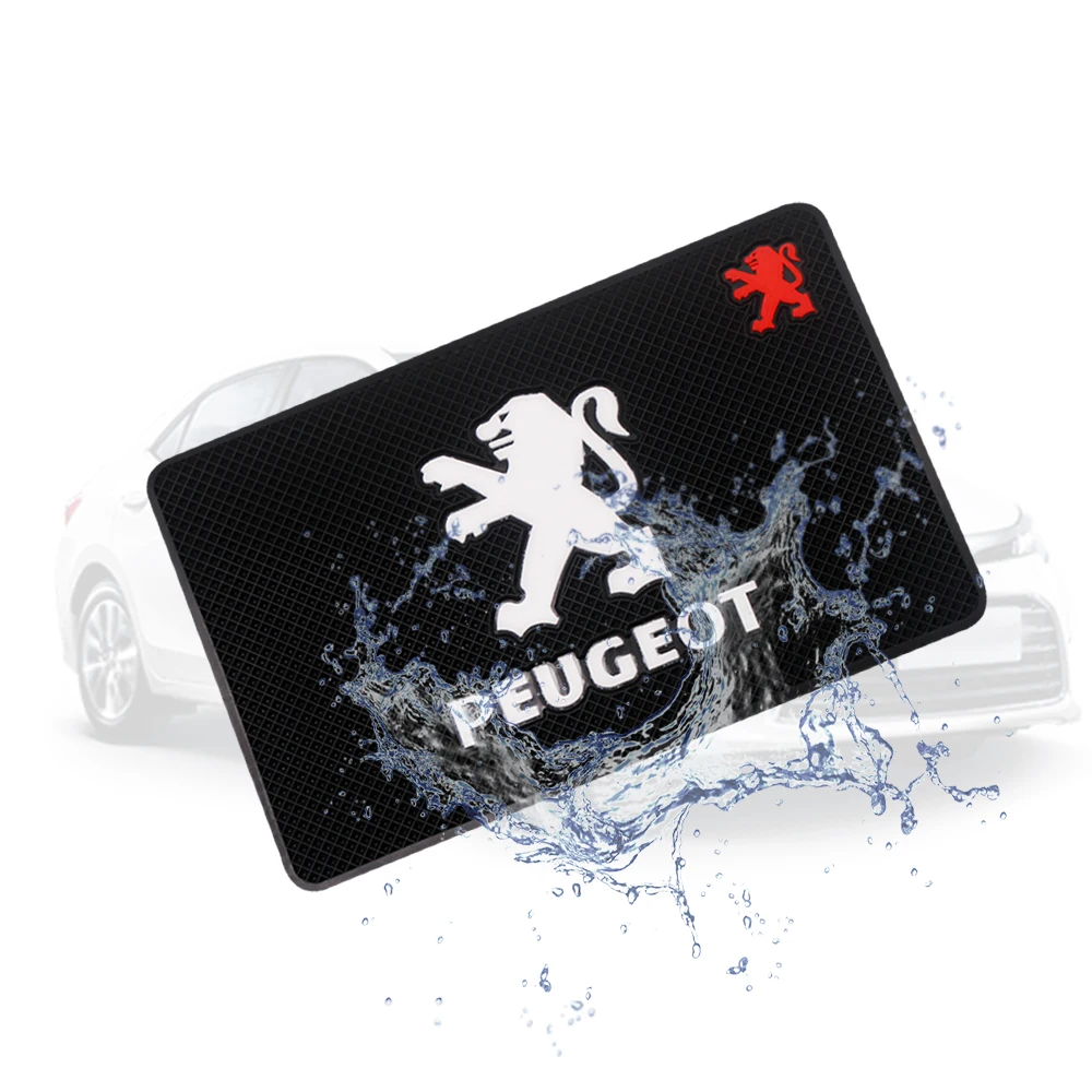 

1pc Car Logo Anti Slip Pad Phone Holder Non-Slip Mat Car Stlying for Peugeot 206 308 307 207 208 3008 407 508 2008 RCZ Accessory