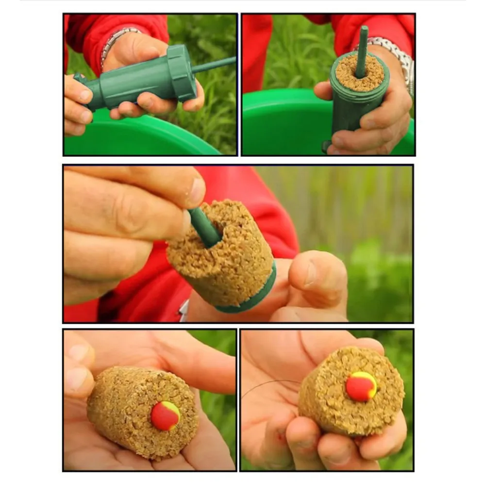 

Carp Fishing Method Feeder Bait Ball Maker Portable Bait Making Tools Groundbait Pellet Basket Tackle Equipments Fishing Tackle