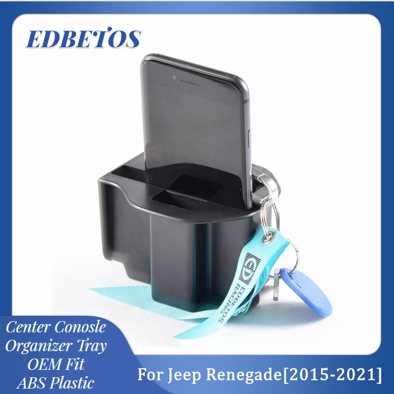 

Customized For 2015-2021 Jeep Renegade Car Center Console Armrest Box Glove Secondary Storage Console Organizer Insert Tray