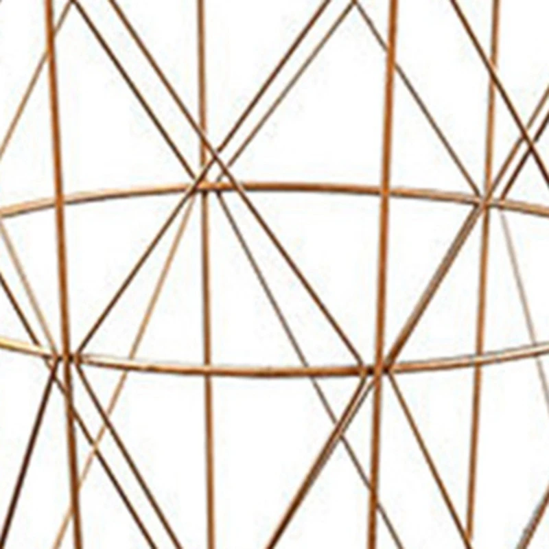 Современные Золотой Круглый для хранения из металлической проволоки Корзина