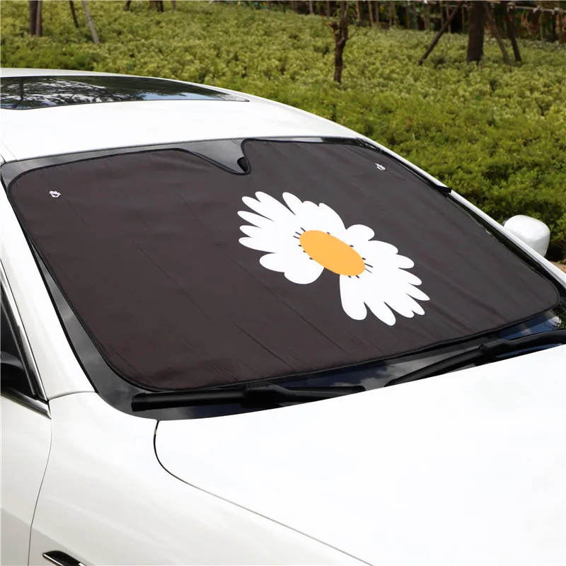 

Car Sunshade, Snow Shield, Sunscreen And Heat Insulation Sunshade, Front Window Sunshade, Daisy Car Sunshade