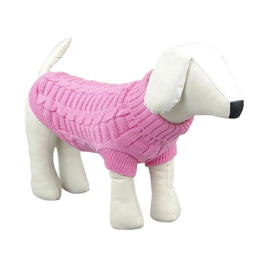 Warm Dog Clothes for Pet Clothing Puppy Sweater Coat Outfit For Small Breeds Costumes | Дом и сад