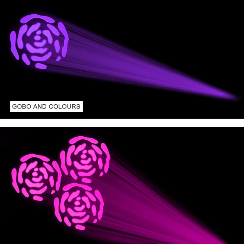 Высокая Яркость 90W прожектор движушийся головной светильник светодиодный гобо