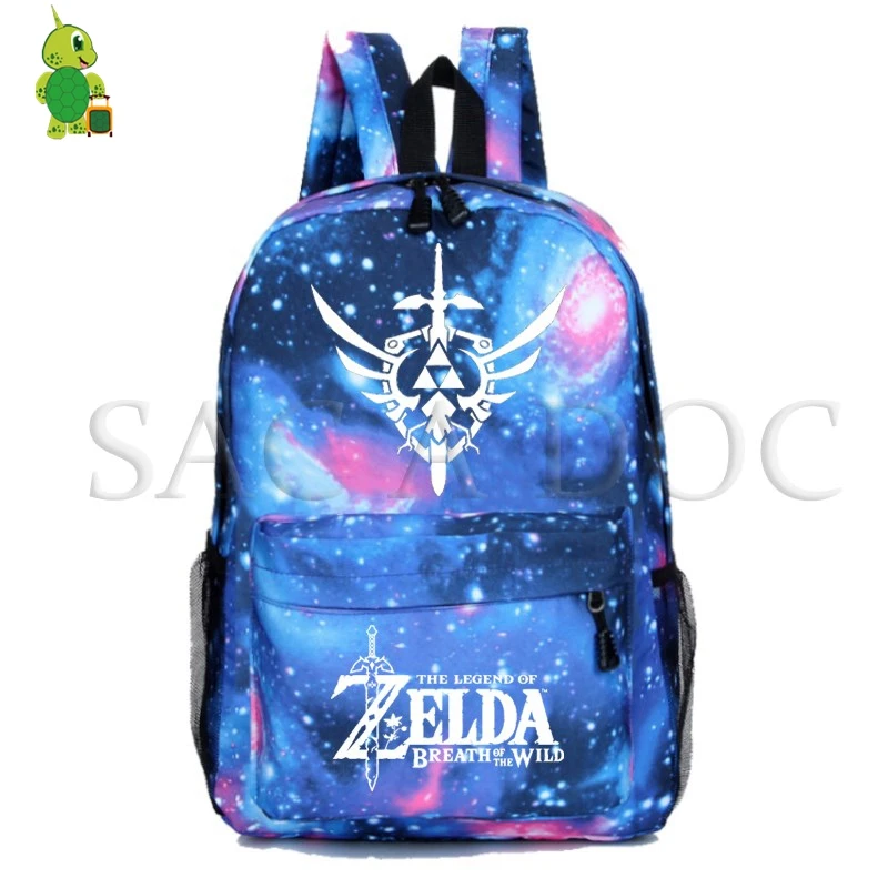 18 Легенда о Зельде игровой рюкзак для Galaxy Link Majora's Mask школьные сумки для подростков девочек мальчиков путешествия рюкзак Детский рюкзак для книг - Цвет: 18