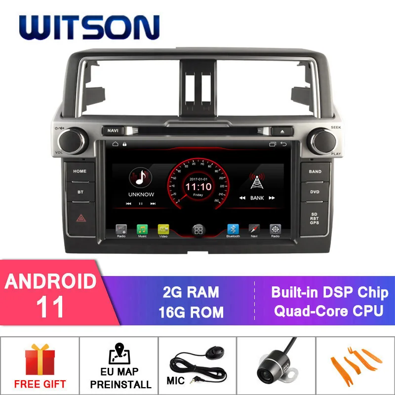 WITSON Android 11 CAR AUDIO SYSTEM For TOYOTA PRADO 2014 CAR GPS NAVIGATION WITH GPS MIRROR LINK/ 4G/DVR/DAB/OBD/TPMS carplay WITSON Android 11 CAR AUDIO SYSTEM For TOYOTA PRADO 2014 CAR GPS NAVIGATION WITH GPS MIRROR LINK/ 4G/DVR/DAB/OBD/TPMS carplay