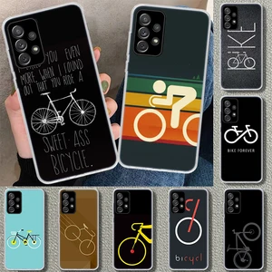 bicycle bike sport coqu phone case cover for samsung galaxy a52 a72 a51 a71 a32 a31 a41 a22 a12 a02s a21 a11 m31 m21 m32 coque free global shipping
