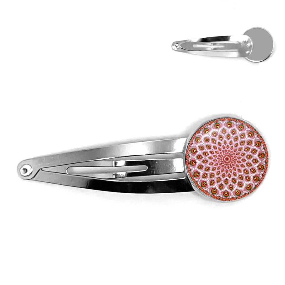 Шпильки для волос с изображением мандалы шпильки из хны в стиле буддизма 20 мм