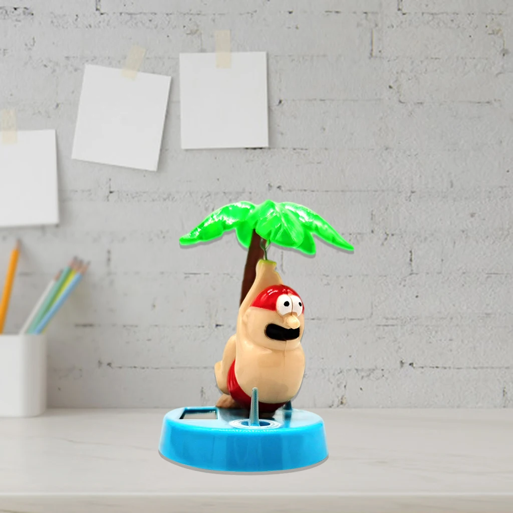 Танцующие животные на солнечных батареях качающийся автомобиль анимационная