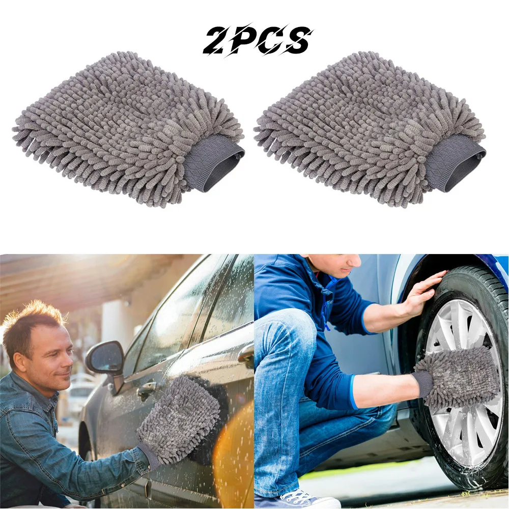 

Cleaning Car Wash Mittens Microfibre Mitt Mitten Noodle Parts Replacement