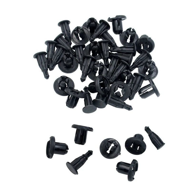 

40pcs Push-type Plastic Bumper Fender Rivet Clips +1pcs Steel Fastener Removal Open Door Panel