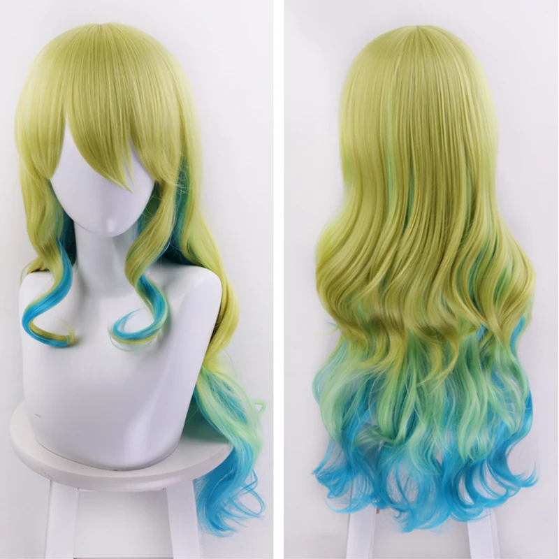 Lucoa Кобаяши Дракон головной убор &quotгорничная&quot термостойкие парики из