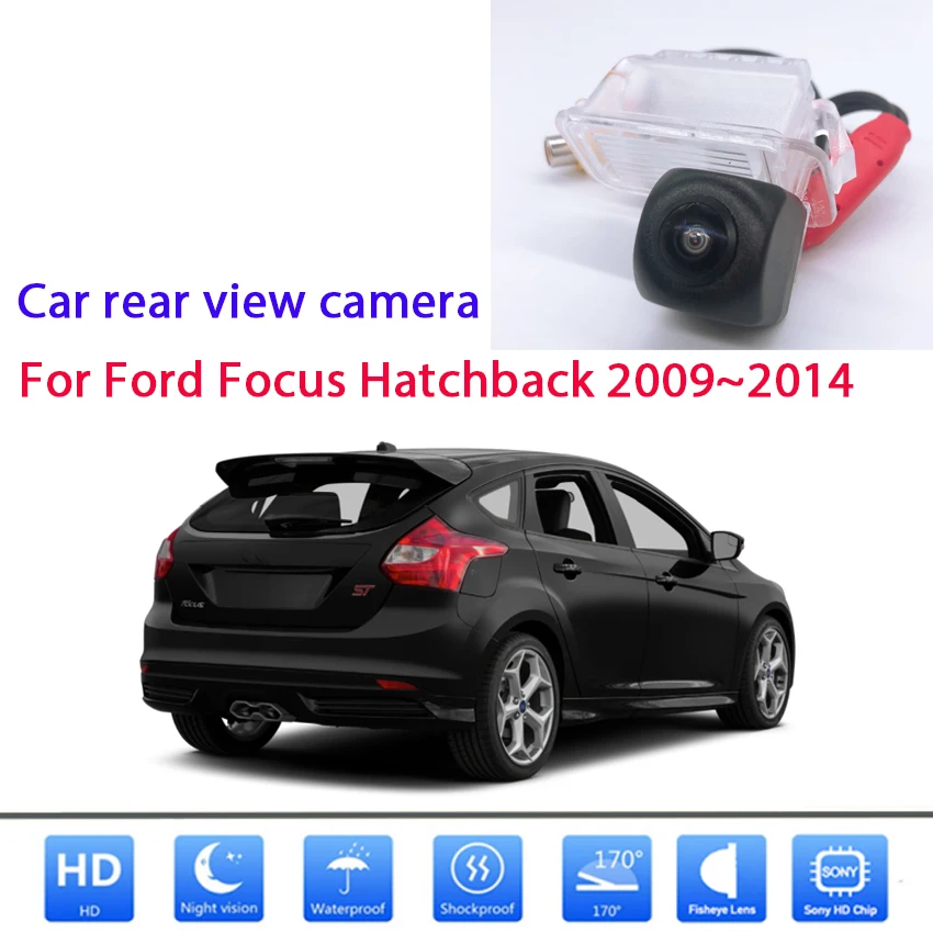 

HD CCD 1280*720 Fisheye lens Car Rear View Camera High quality RCA For Ford Focus Hatchback 2009 2010 2011 2012 2013 2014