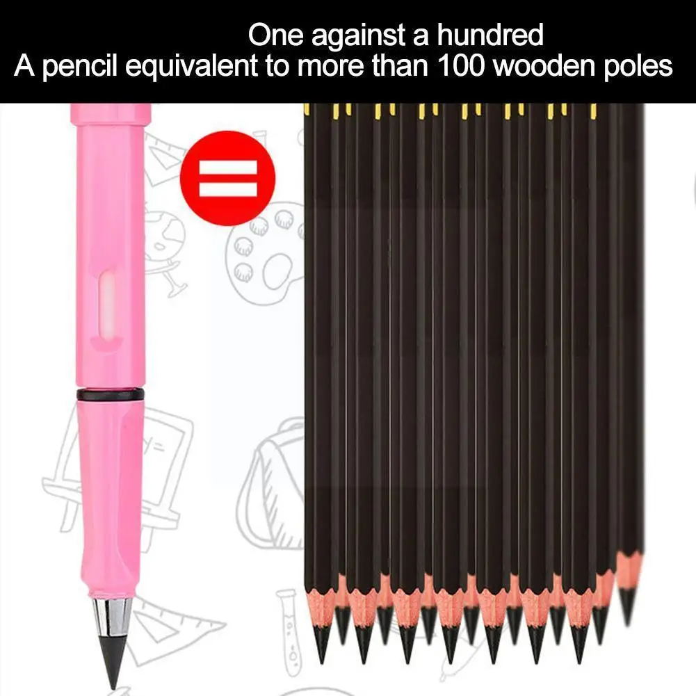 

Eternal Pen with No Dirty Hands Unlimited Writing Pencil No Ink Magic Child Pencil for Art Sketch Painting Writing Statione K1I1