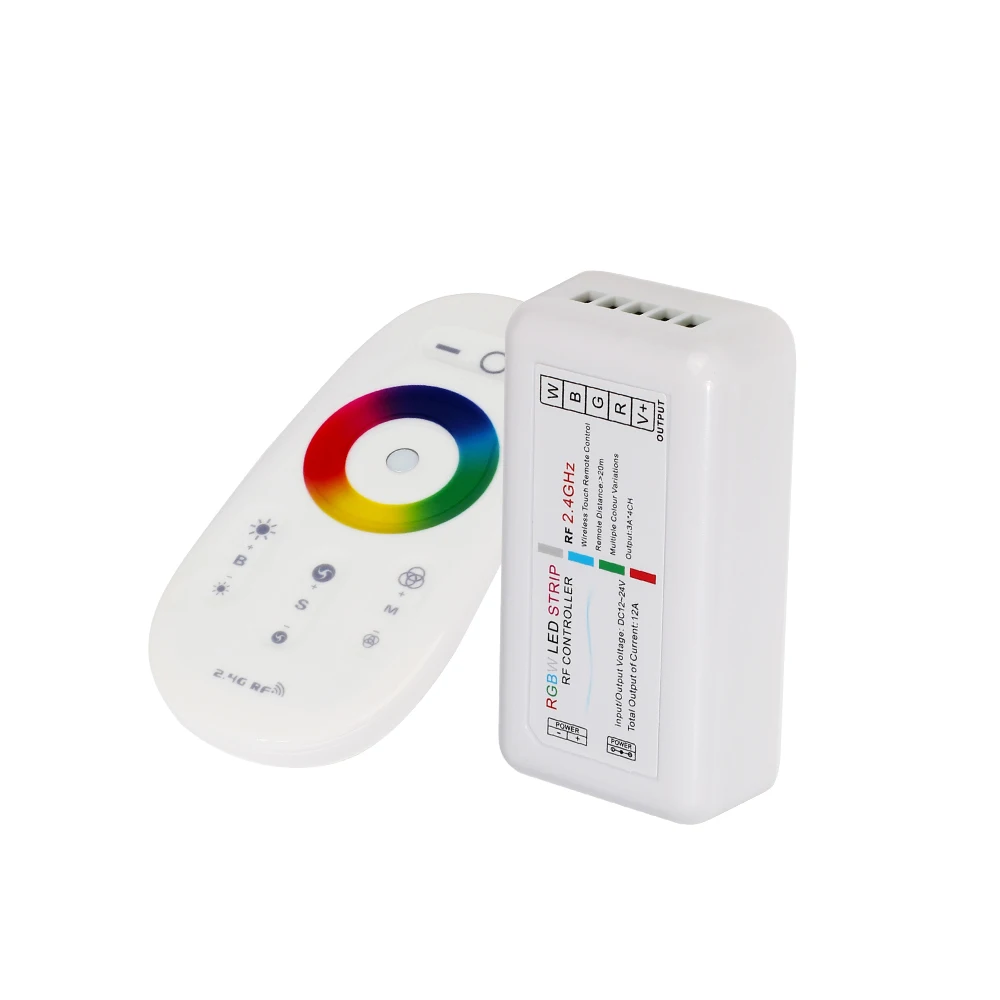 DC12 24V 2 4G 12A светодиодный пульт дистанционного управления ler RF с держателем для