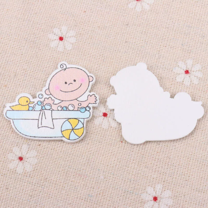 Синий/розовый узор для детского душа скрапбукинг сделай сам украшение ручного