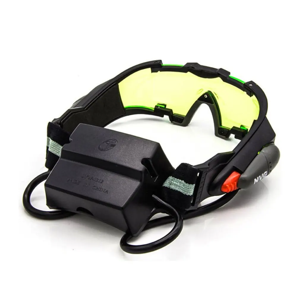 Eye Shield Hunting Night Goggles Green LED Lights Ergonomic Device Adjustable Elastic Band Children | Спорт и развлечения