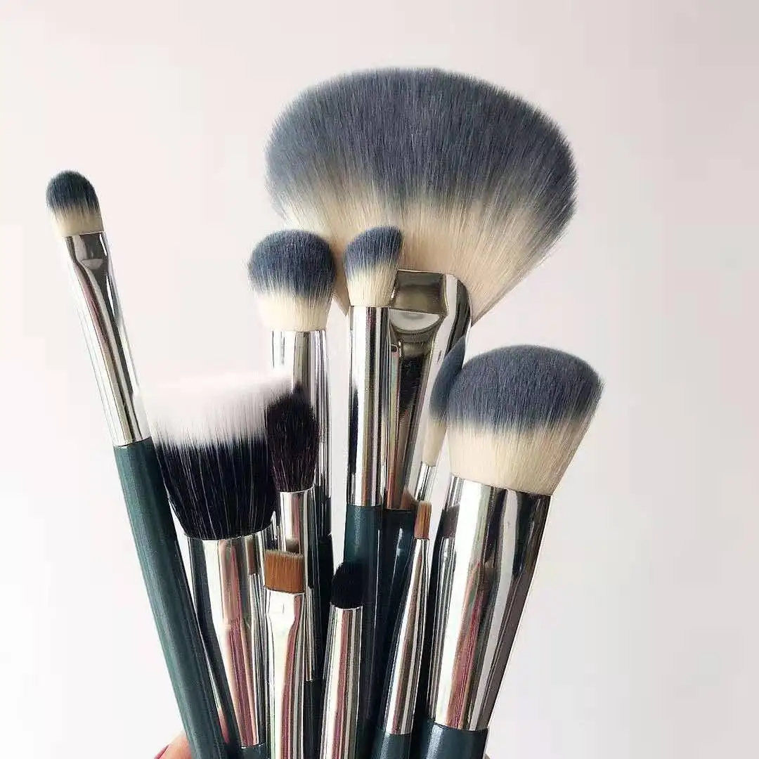 

10PCS/SET Makeup Brushes Blush Brush BB Cream Eyeshadow Highlighter Powder Cosmetic Brush Set Makeup Brush Beauty Make Up Tool
