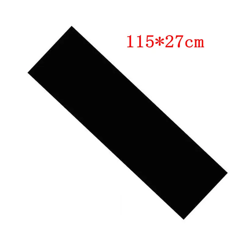 115*27 см Лонгборд наждачная бумага Griptape 125*27 см черный Профессиональный Скейтборд карбид кремния скейтборд GripTapes - Цвет: 115x27cm