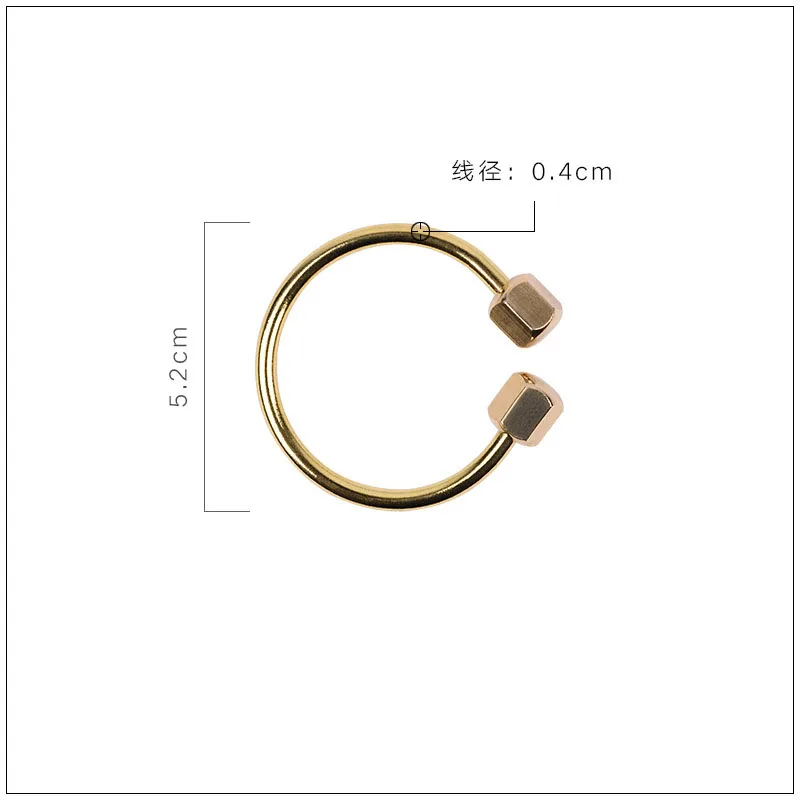 ap293 2 шт., креативный латунный брелок Meetee, портативное кольцо для ключей, пряжки, открывалка для бутылок, свисток, линейка, инструмент для DIYCraft, ювелирные аксессуары-кулоны - Цвет: ap293