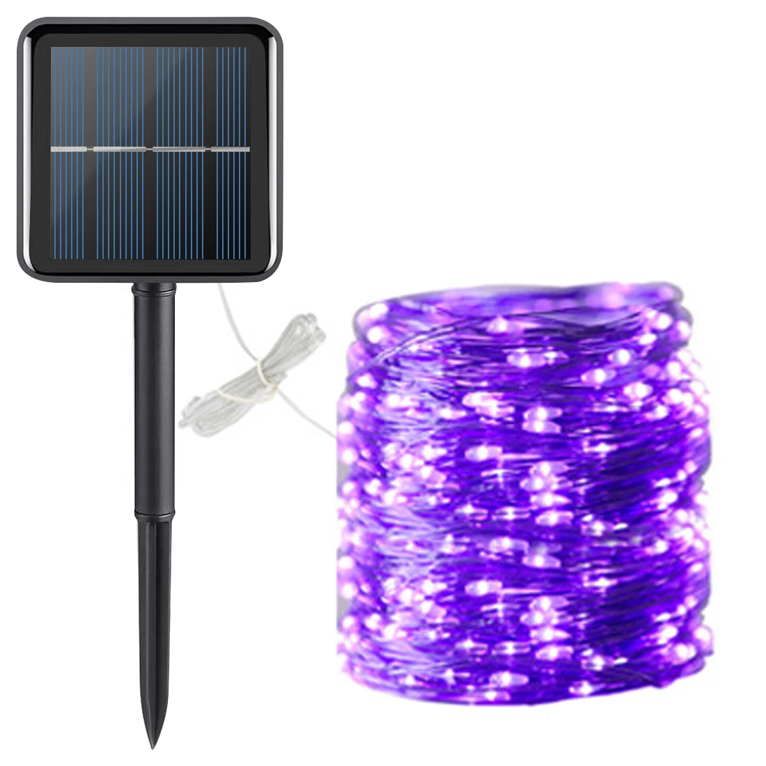 

100/200 LEDs Outdoor Solar Lamp Crystal Ball Solar String Lights Fairy Holiday Christmas Party Garden Waterproof IP65 Light