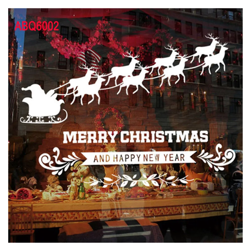 Снежинки Снеговик рождественские окна правилены наклейки Рождественские