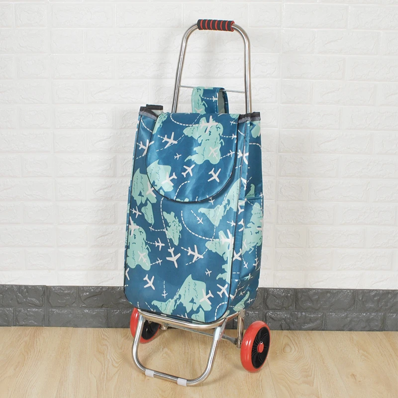 Тележка для пожилых женщин тележка покупок 6 колес корзина лестница трейлер