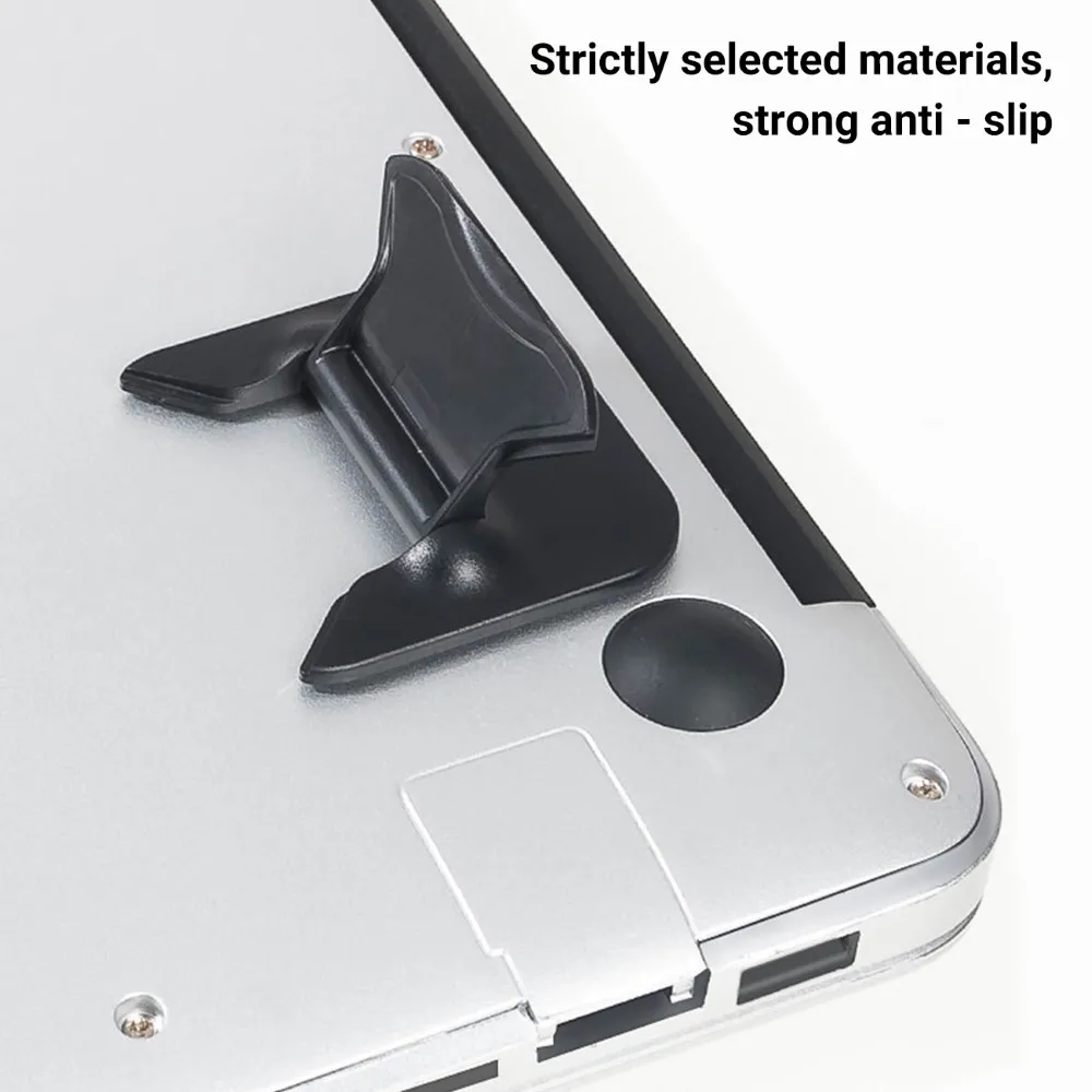 

2pcs Mini Portable Computer Holder Invisible Adjustable Notebook Stand Universal Desktop Cooling Pad Laptop Bracket