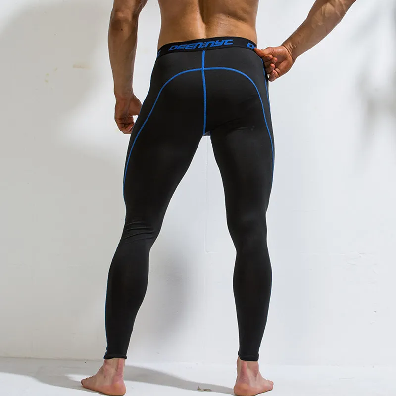 PRO Fitness Running Tights Leggings Men Compression Pants Gym Man Sportswear Yoga Workout Legging Basketball Tracksuit XU | Спорт и