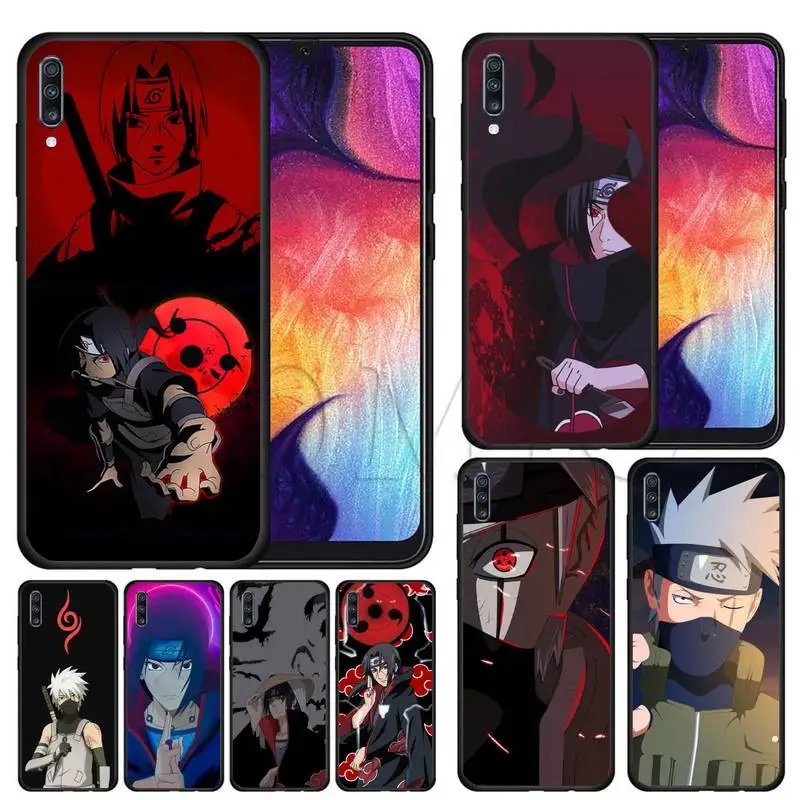 

Hoesjes Anime N-Naruto Kakashi Itachi Phone Case For Samsung S6 S7 Edge S8 S9 S10 S10E S20 S21 Plus Cover Fundas Coque