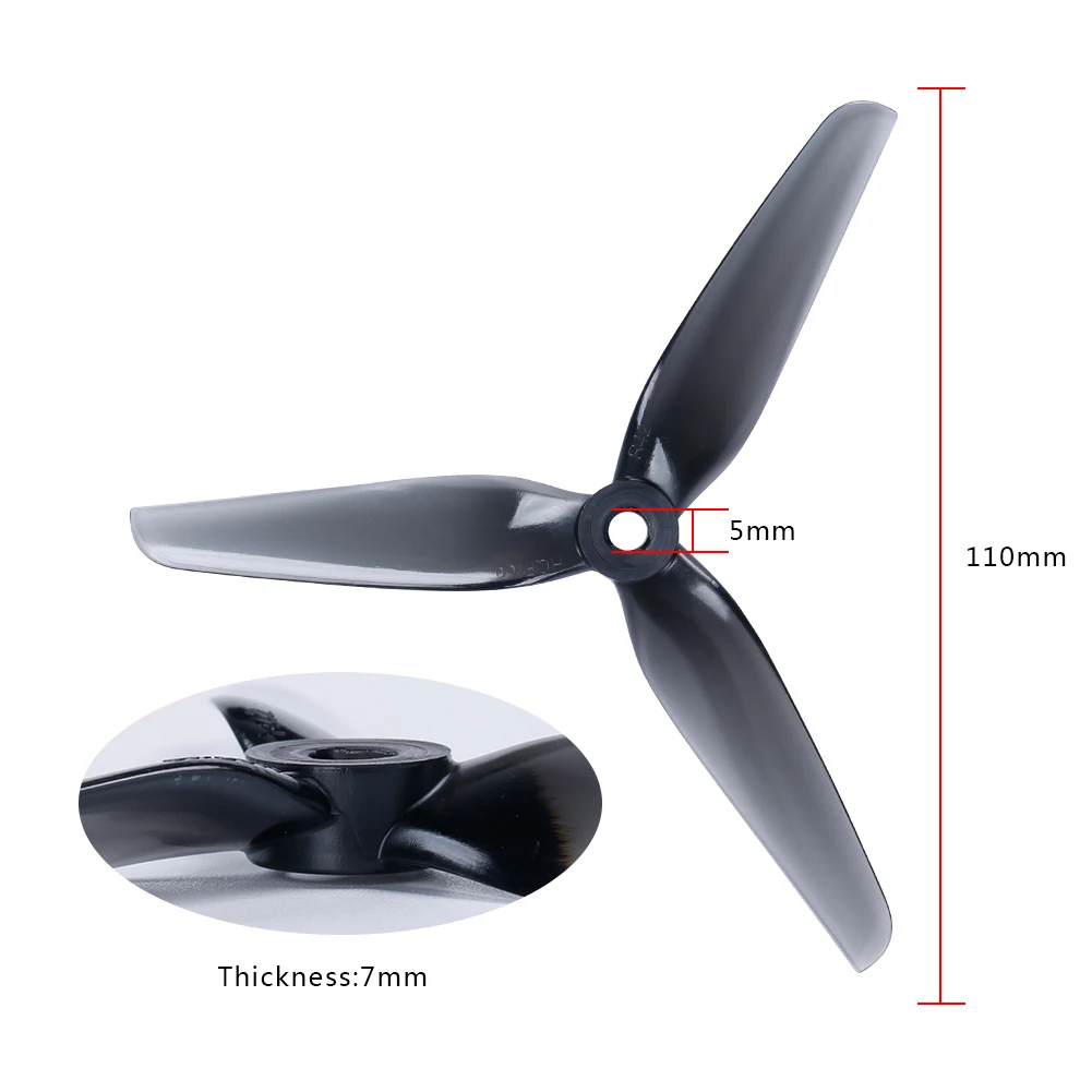 HQProp HQ Опора R42 светильник серый поли карбонат 5 1 дюйма пропеллеры для POPO