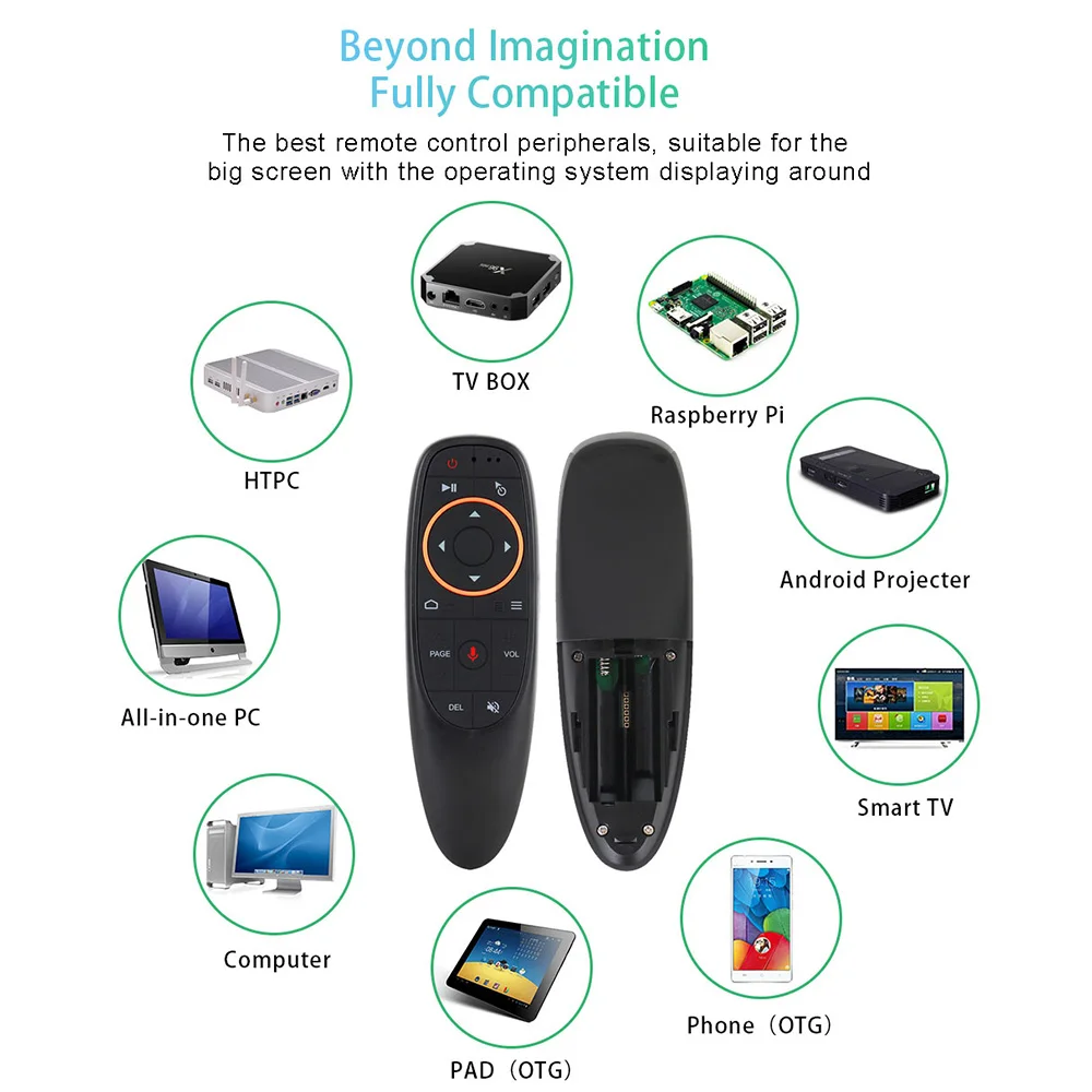 Пульт дистанционного управления G10 Air Mouse 2 4 ГГц беспроводной с USB-приемником