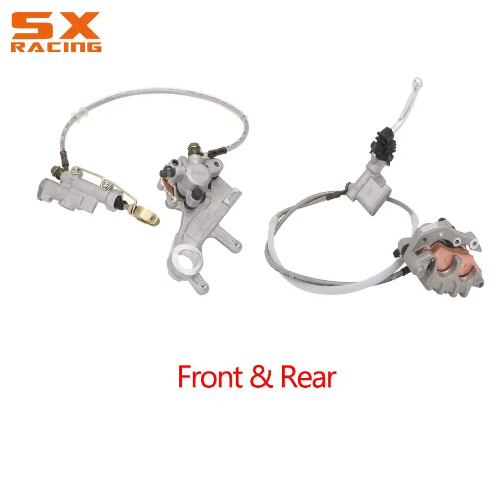 

Motorcycle Front Rear Brake Kit Caliper Master Cylinder Oil Hose For Honda CRF250R CRF450R CRF250X CRF450X CRF450RX CR125R 02-19