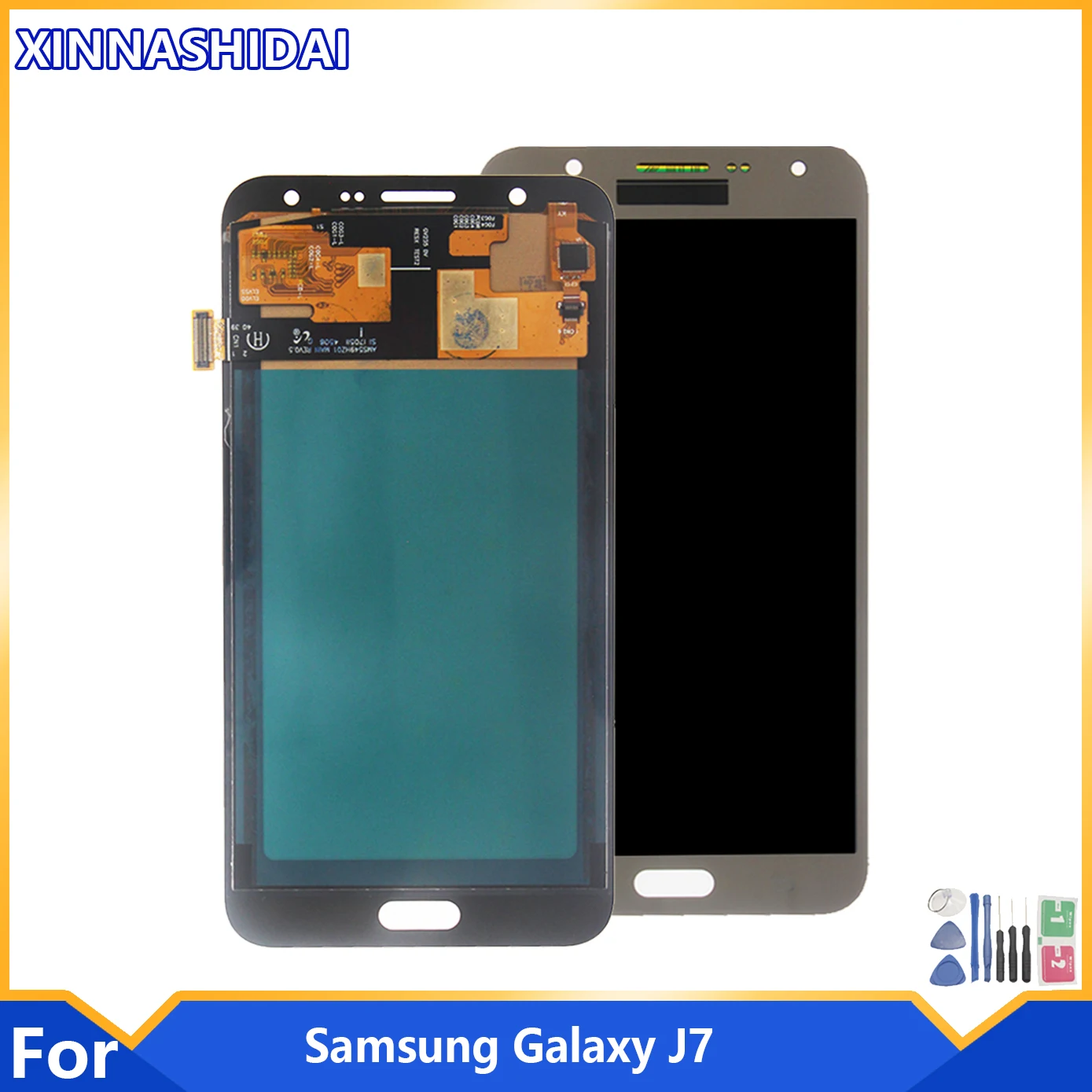 Новинка 100% ЖК-дисплей Amoled для Samsung Galaxy J7 2016 J710 и дигитайзер сенсорного экрана в