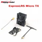 Радиопередатчик HappyModel ExpressLRS ELRS ES24TX 2,4G Micro TX для EP1 EP2 RX OpenTX радиопередатчик TX16S TX12 радиоуправляемый самолет FPV Дрон