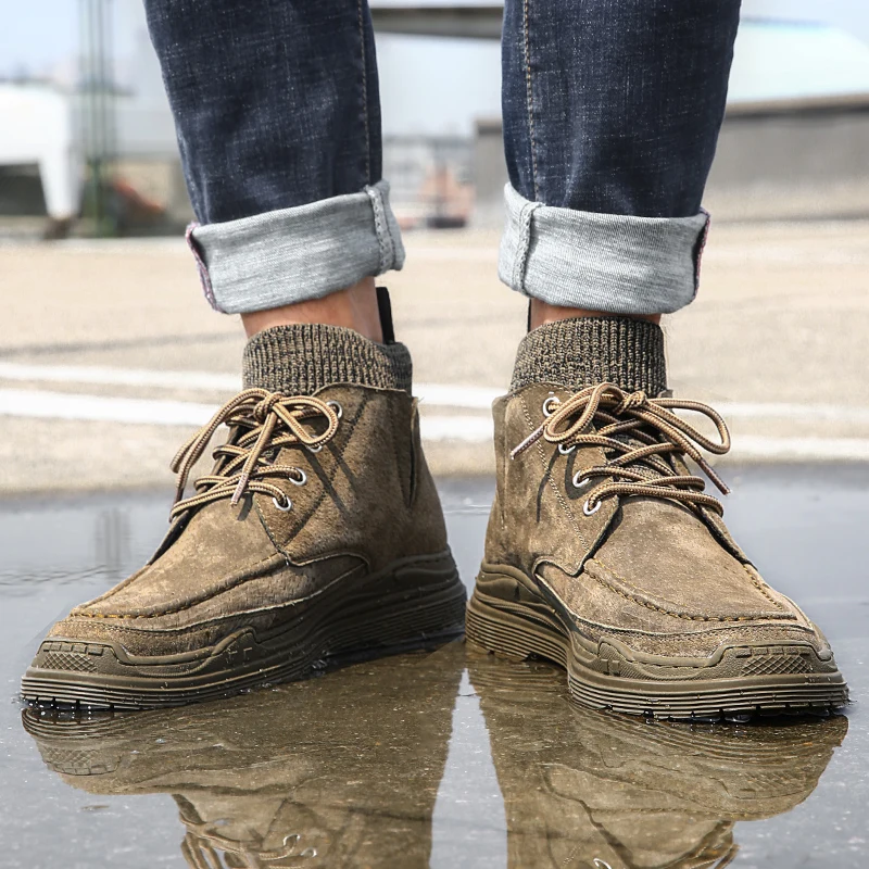 

Sports Casual Shoes High Top Sneakers For Men Hot Shoes Casual Mens Hightop Man Men's Sport Fashion Shoe Sneaker