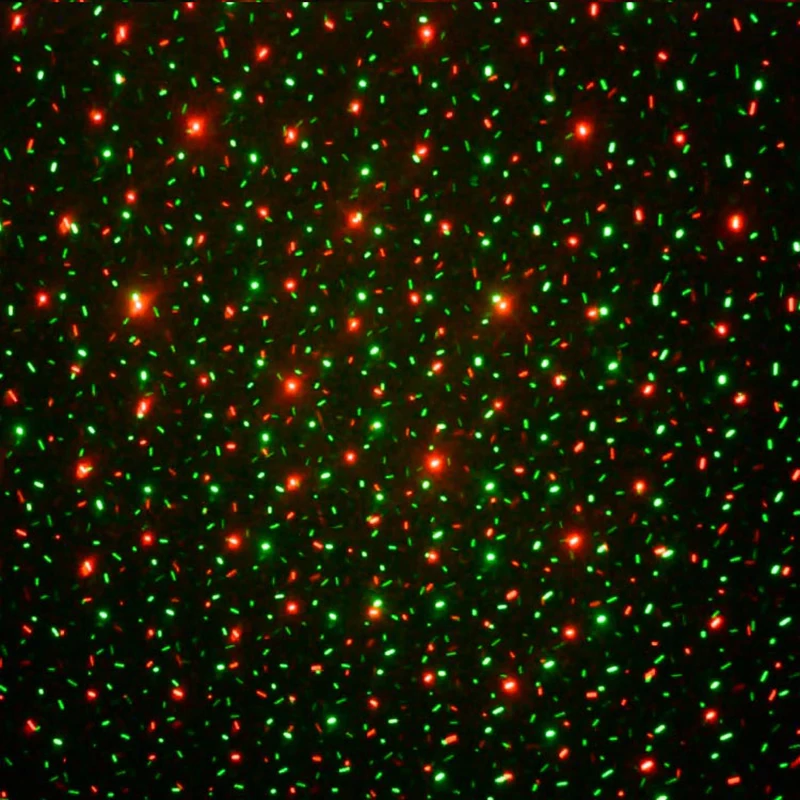 Красный зеленый Звездный лазерный светильник для душа уличный садовый