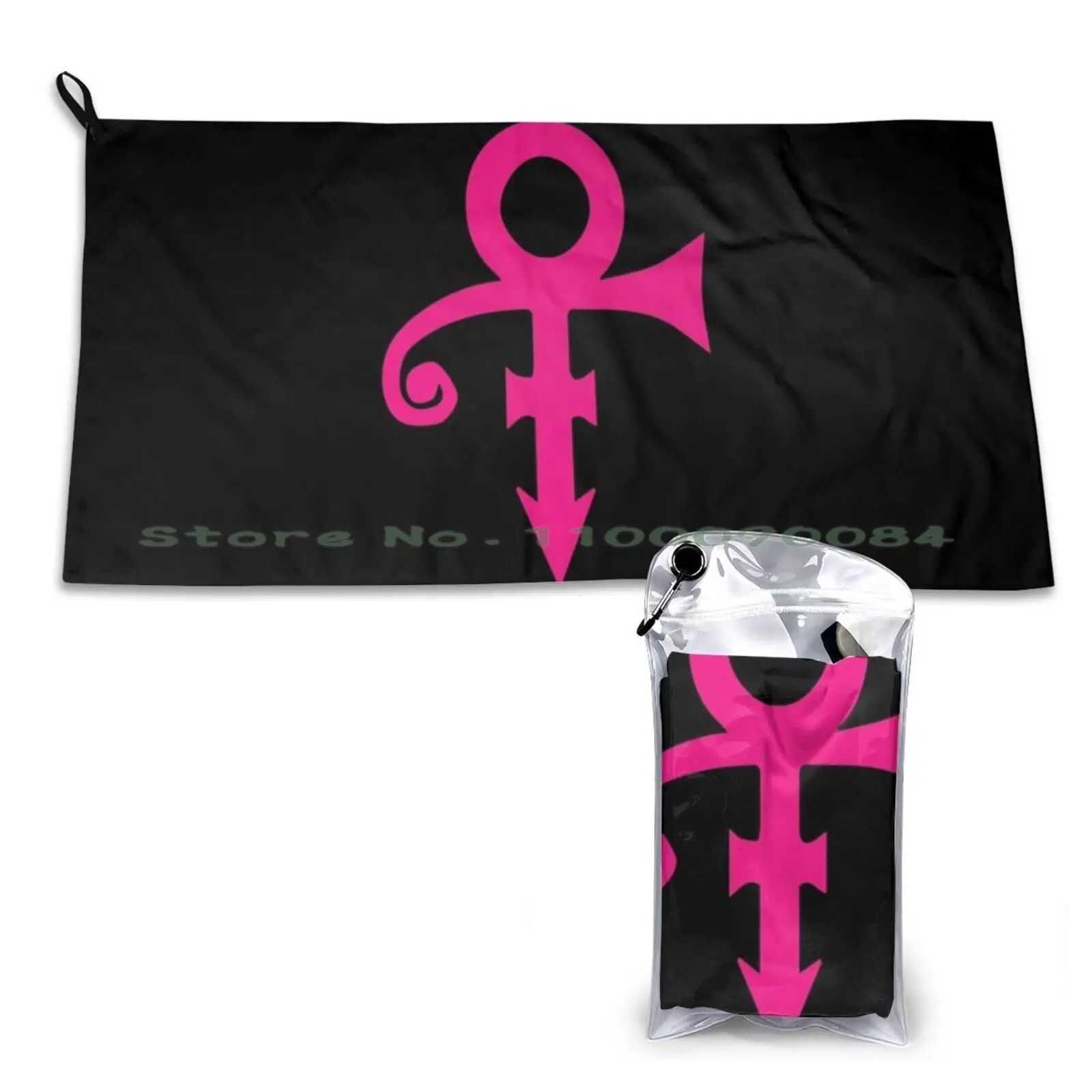 Розовое быстросохнущее полотенце Принц для спортзала портативное полотенце для ванны Принц фиолетовый дождь поп 80-е Ретро классическое крутое смешное забавное полотенце 1999 лучшее