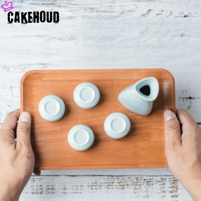 CAKEHOUD китайская кухонная мебель поддон для хранения продуктов посуда поднос домашняя твердая деревянная тарелка для фруктов, выпечки Десерт обслуживание лоток