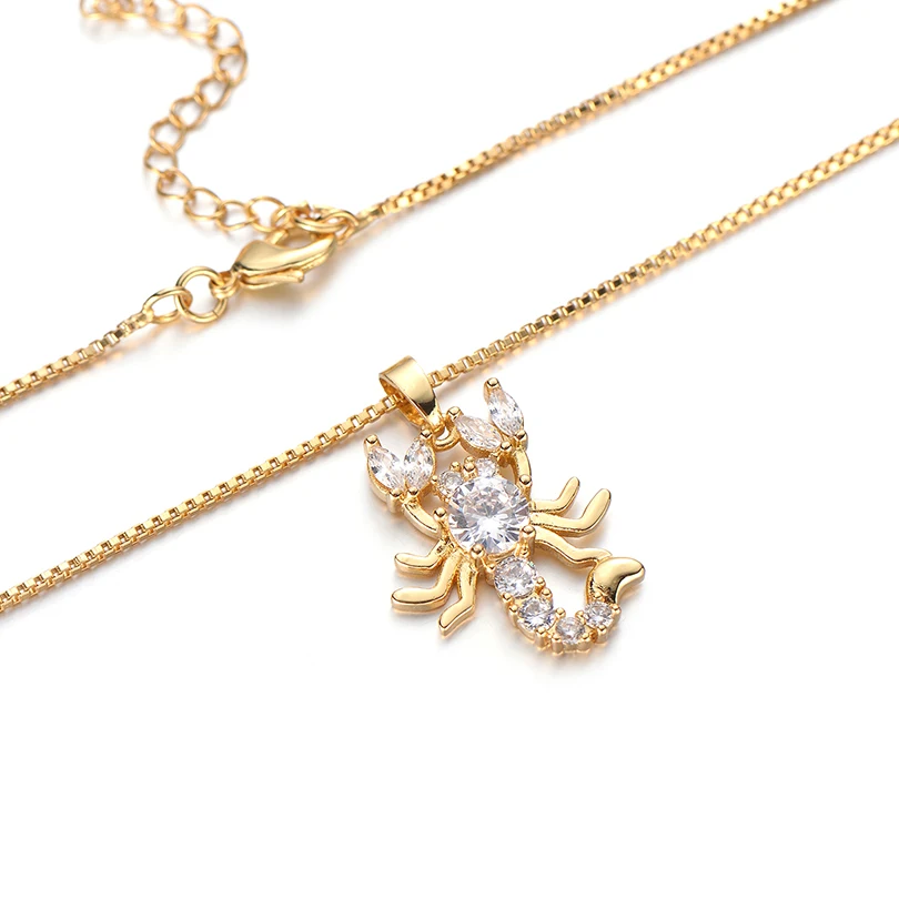 Ожерелье из меди и золота с фианитами|Ожерелья подвеской| |