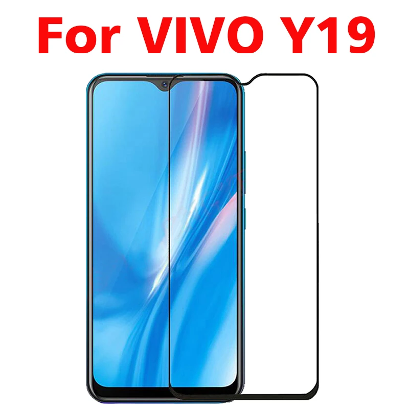 Закаленное 3d стекло для VIVO Y19 полноэкранная защитная пленка 9H Y19|Защитные стёкла и