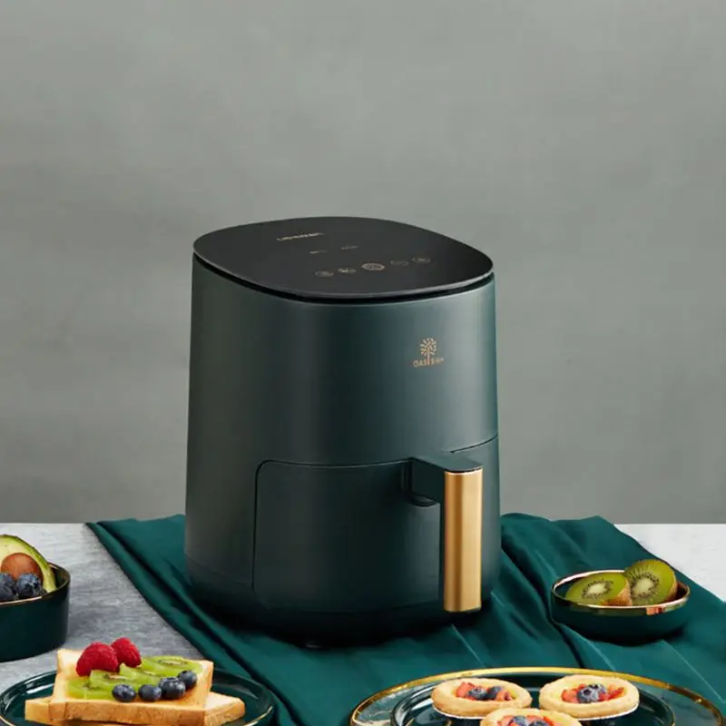 

220V Smart Oil-free Air Fryer 1400W Power Pattern Food 2.5L Capacity Fat-free Timer Temperature Kitchen Cooking Air Fryer Oven