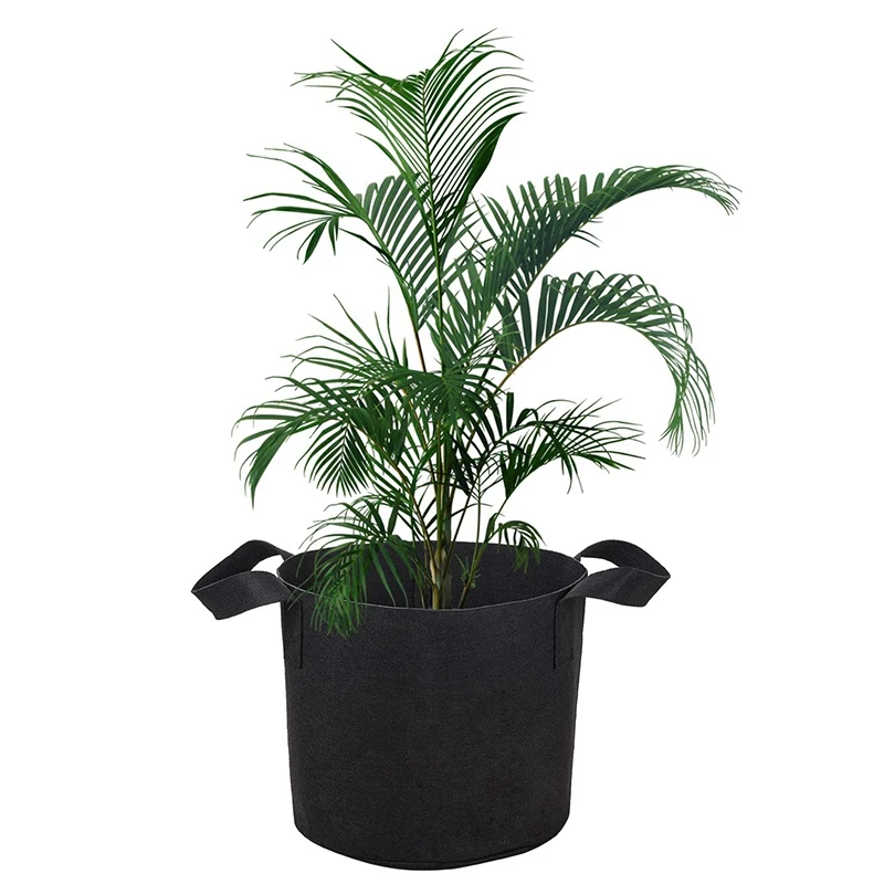 

7Gallon Grow Bags Set, Aeration Fabric Pots with Handles,Black Plant Bags,Durable Garden Grow Pots,Fabric Containers with Strap