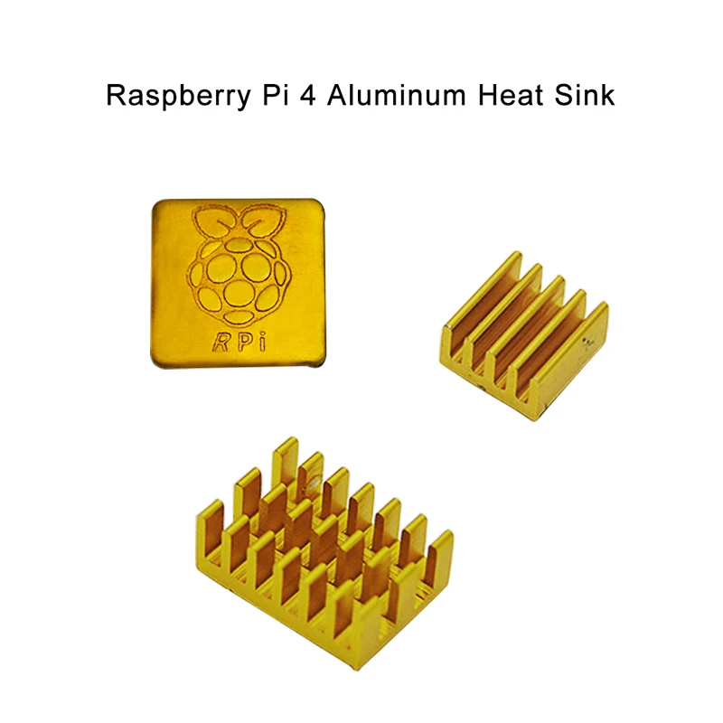 

Радиатор Raspberry Pi 4, 3 шт., алюминиевый радиатор, охлаждающий комплект, кулер