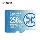 Карта памяти Lexar FLY microSDXC, 256 ГБ, 128 ГБ, 64 ГБ, карта памяти A2 Micro SD, высокоскоростная карта U3 V30 TF для Дронов