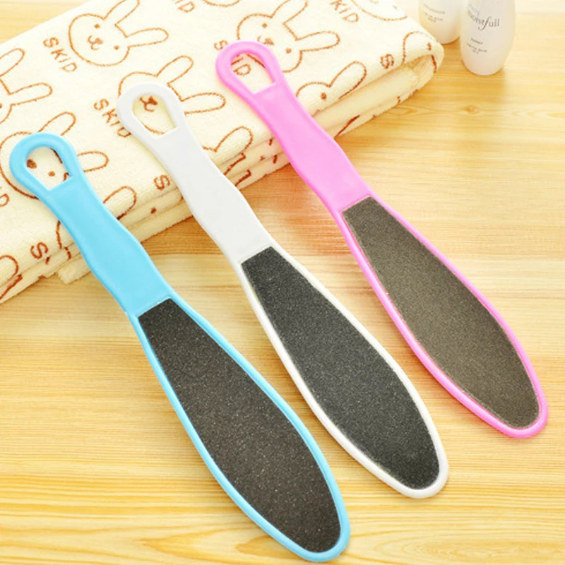 Двухсторонняя пилка для ног отшелушивающая скраб доска удаления омертвевшей